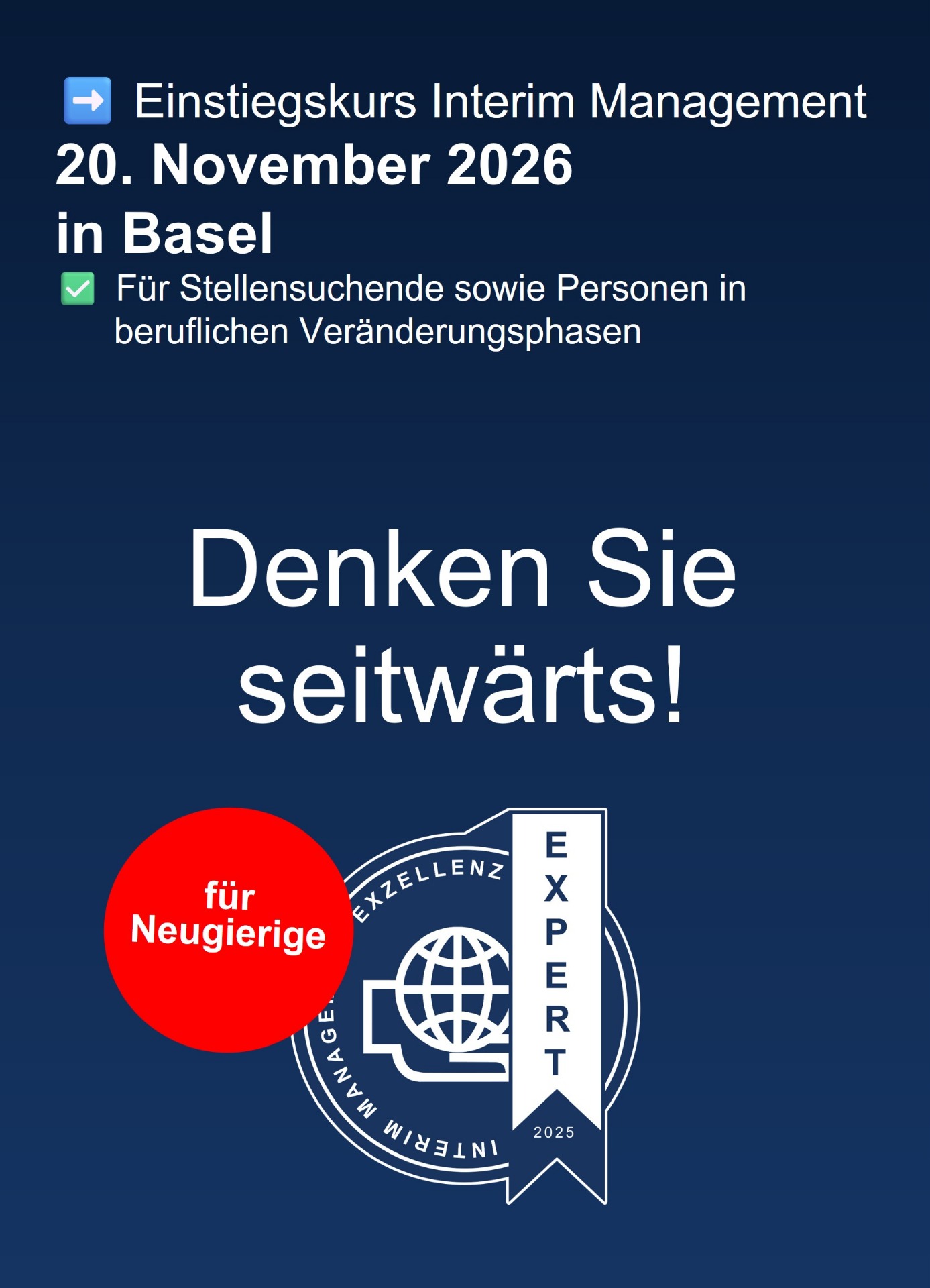 ➡️ 20% Frühbucherrabatt bis 31. Juli 2026 
